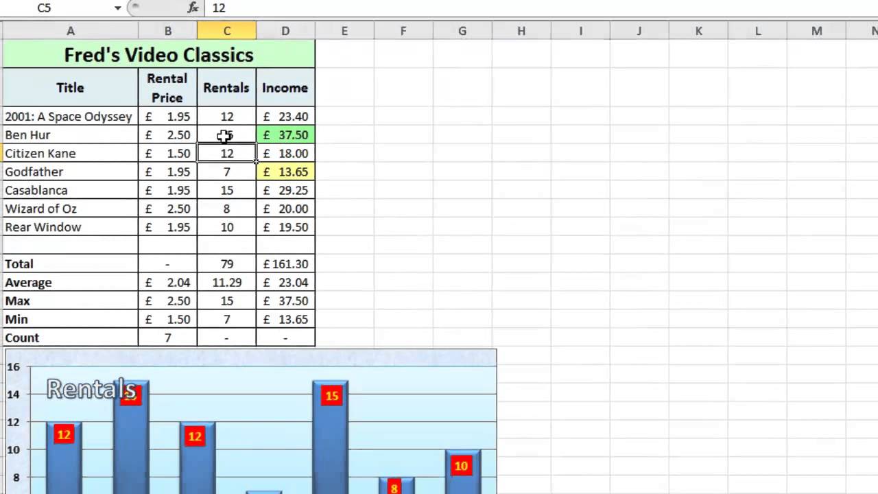 Manual Calculations Mac Excel