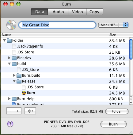 Burn software for mac manual download